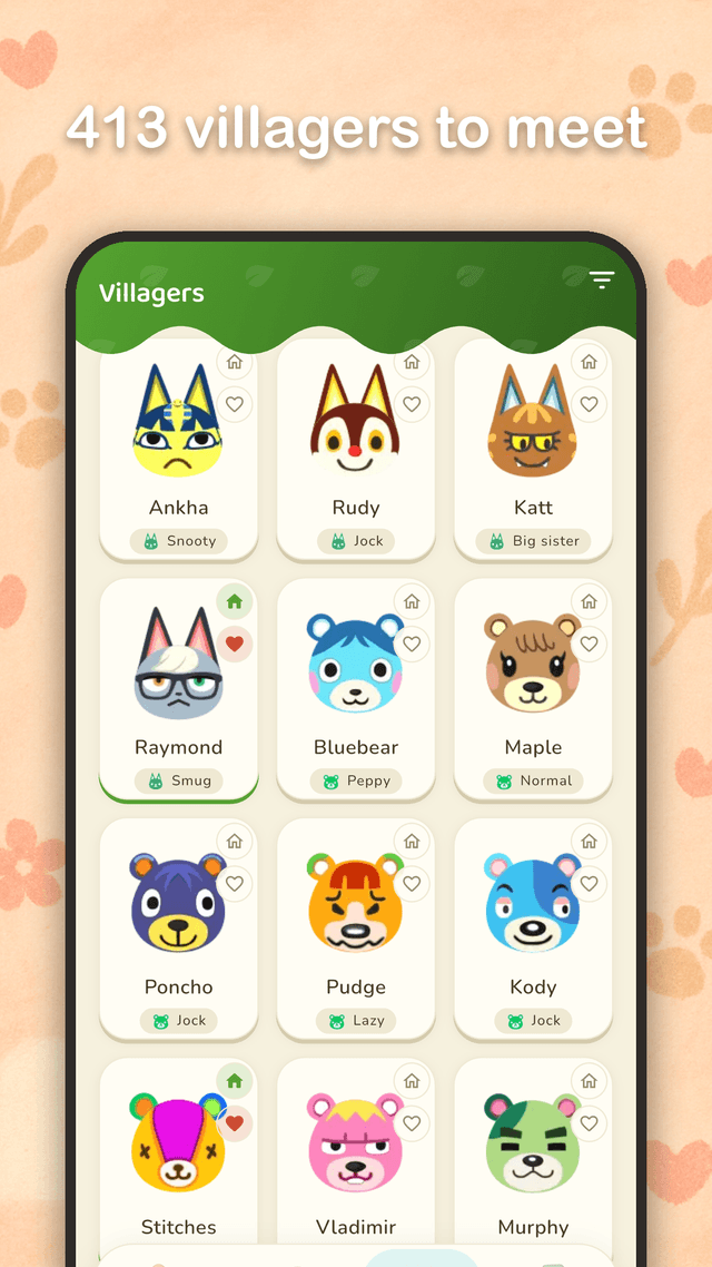 Bug checklist for Animal Crossing: New Horizons